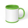 C-Handle Sublimation Mug 9.5cm, Two-Tone Coated Blank, 5 Colors