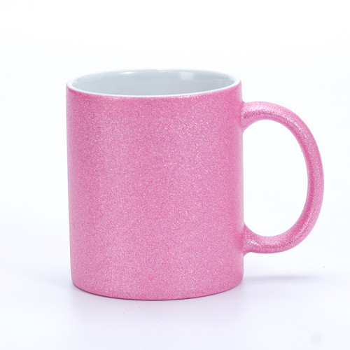 Glitter Sublimation Mug 11oz, 345ml Sparkle Blank, 7 Colors