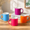 Neon Fluorescent Sublimation Mug 11oz, Blank Coated Mug for Photo Printing, 7 Colors