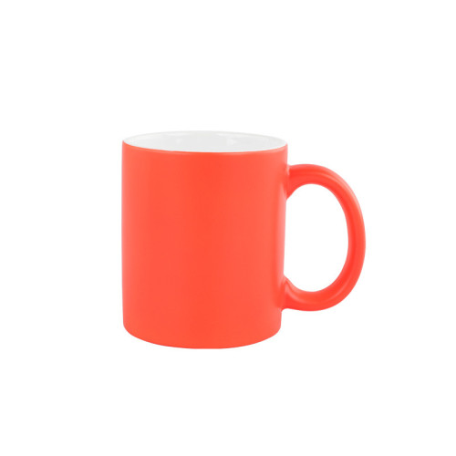 Taza de Sublimaci&oacute;n Fluorescente Ne&oacute;n 11oz, Blanca Recubierta para Personalizar, 7 Colores
