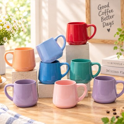 Square Stoneware Mug 611ml, Two-Piece Molded Body, 7 Colors