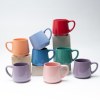 Square Stoneware Mug 611ml, Two-Piece Molded Body, 7 Colors