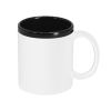 Two Tone Ceramic Mug Blank 11oz, Matte Black Laser Coating, Five Colourways