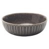 Grey Reactive Glaze Stoneware 4-Piece Dinnerware Set | Modern Ceramic Tableware