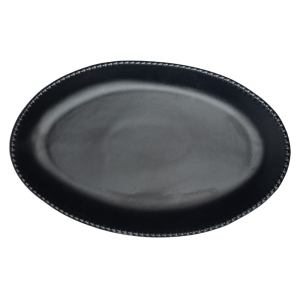 Ceramic Oval Serving Platter | Handcrafted Stoneware Serveware for Parties & Main Dishes