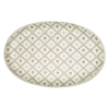 Ceramic Oval Serving Platter | Handcrafted Stoneware Serveware for Parties & Main Dishes