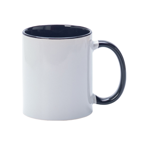11oz Sublimation Stoneware Coffee Cup with Glossy Finish for Custom Printing & Promotional Gifts
