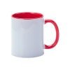 11oz Sublimation Stoneware Coffee Cup with Glossy Finish for Custom Printing & Promotional Gifts