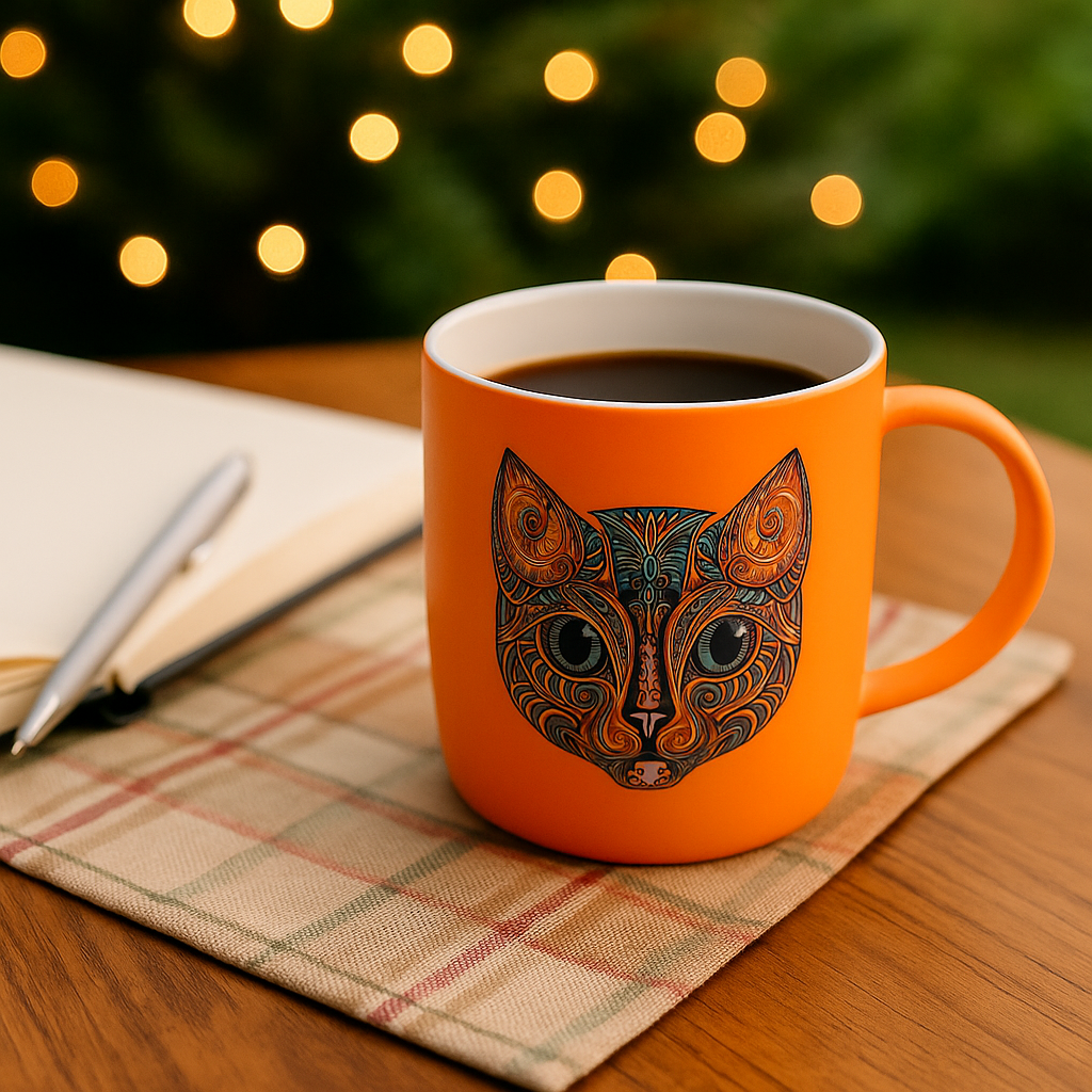 12oz Rubberized Coating Ceramic Mug