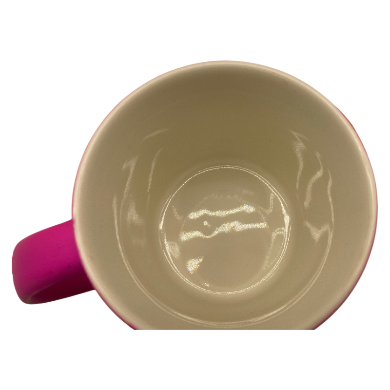 New Bone China 12oz Rubberized Coffee Cup