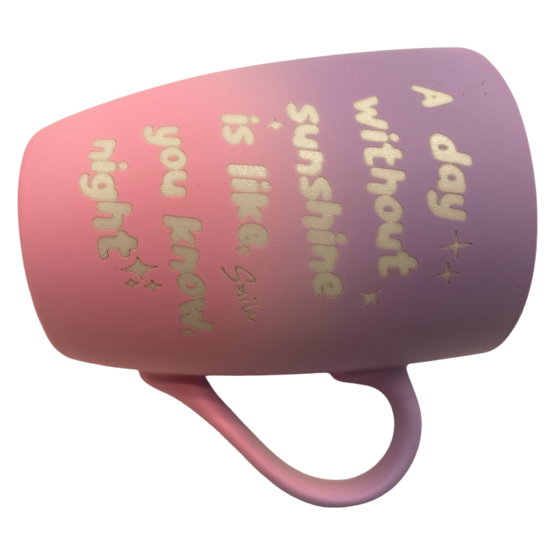 Ceramic Mug Made with a Double Part Mold