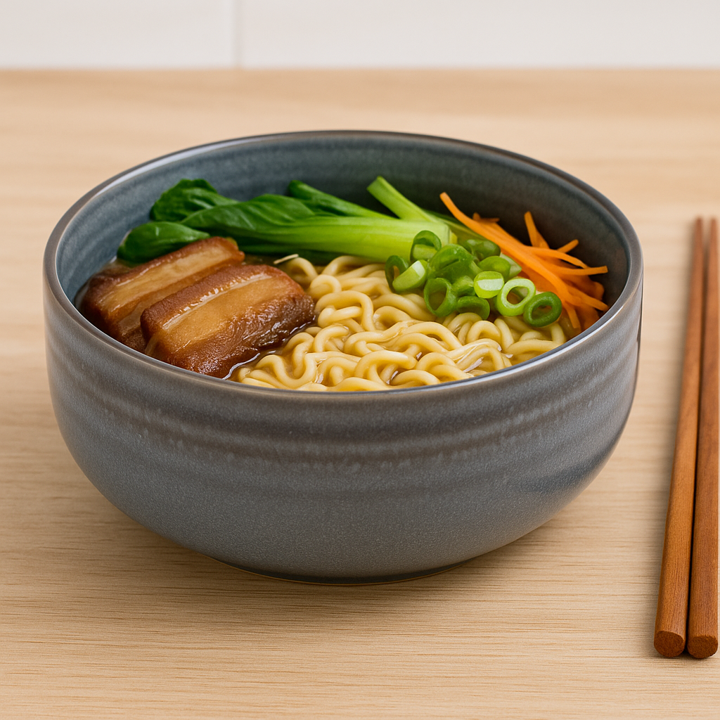 Large Stoneware Bowl with Reactive Glaze Serving Salad in Modern Home Kitchen \u0026 Ramen in Restaurant, Microwave Dishwasher Safe