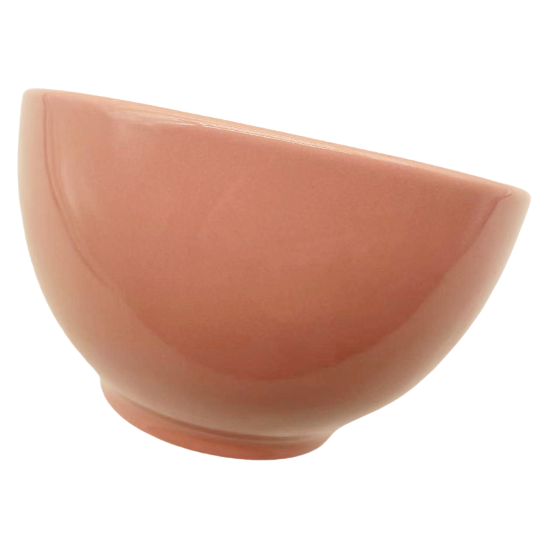 Vibrant Glazed Ceramic Bowl in Colorful Glossy Finish
