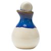 Handmade Glazed Gourd-Shaped Spice Jar | Assorted Colors with Stopper