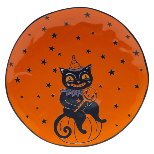 Whimsical Halloween Ceramic Plates – Festive Tableware for Spooky Celebrations
