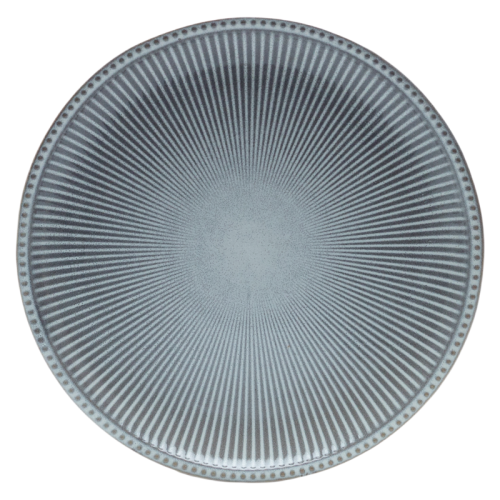 Modern Reactive Glaze Ceramic Dinner Plates – Elegant Radiating Pattern