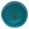 Blue Crystalline Glazed Ceramic Dinner Plate – Nordic Style Handmade Stoneware Plate