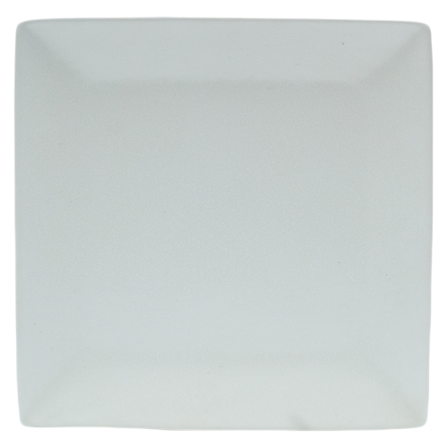 Minimalist White Square Ceramic Dinnerware Set – 4-Piece Modern Porcelain Plates, Bowl & Mug for Home or Restaurant