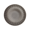 Grey Reactive Glaze Stoneware 4-Piece Dinnerware Set | Modern Ceramic Tableware