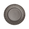Grey Reactive Glaze Stoneware 4-Piece Dinnerware Set | Modern Ceramic Tableware