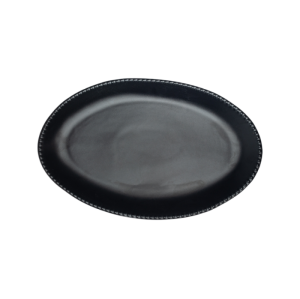 Ceramic Oval Serving Platter | Handcrafted Stoneware Serveware for Parties & Main Dishes
