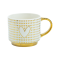 Gold Electroplated Bone China Mug | White Coffee Cup with Gold Handle for Gifts