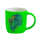 12oz Soft Touch Rubberized Ceramic Mug with Bright Animal Print Design Coffee Cup