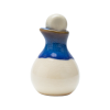 Handmade Glazed Gourd-Shaped Spice Jar | Assorted Colors with Stopper