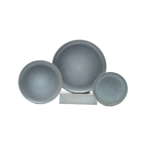 Premium Stoneware Dish Set & Stoneware Plate Set – Reactive Glaze Dinner Set with Best