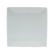 Minimalist White Square 4-Piece Porcelain Dinnerware Set | Plates/Bowl/Mug (Home/Restaurant)