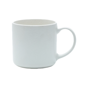 Minimalist White Square Ceramic Dinnerware Set – 4-Piece Modern Porcelain Plates, Bowl & Mug for Home or Restaurant