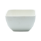 Minimalist White Square 4-Piece Porcelain Dinnerware Set | Plates/Bowl/Mug (Home/Restaurant)