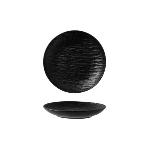 Textured White Ceramic Salad Plate – Minimalist Elegance with a Handmade Touch