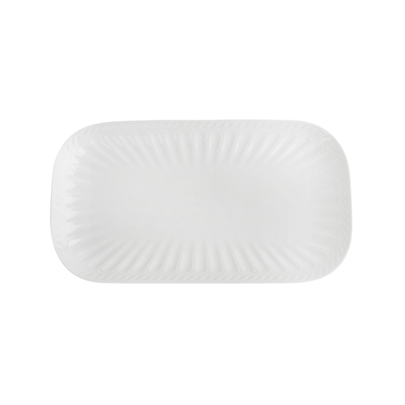 White Ceramic Sushi Plate