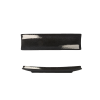 Japanese Long Rectangular Ceramic Serving Plate – Textured Glaze Sushi & Grilled Fish Platter