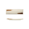 Japanese Long Rectangular Ceramic Serving Plate – Textured Glaze Sushi & Grilled Fish Platter