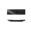Japanese Long Rectangular Ceramic Serving Plate – Textured Glaze Sushi & Grilled Fish Platter