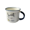 Bee YOUtiful Ceramic Kids Cup – 150ml Enamel Style Children's Mug