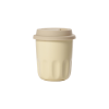 Portable Ceramic Cup with Silicone Lid – 300ml Reusable Travel Mug for Coffee & Tea