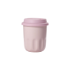 Portable Ceramic Cup with Silicone Lid – 300ml Reusable Travel Mug for Coffee & Tea