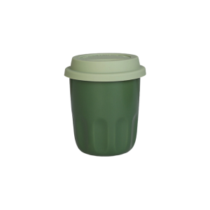 Portable Ceramic Cup with Silicone Lid | 300ml Reusable Travel Mug for Coffee & Tea