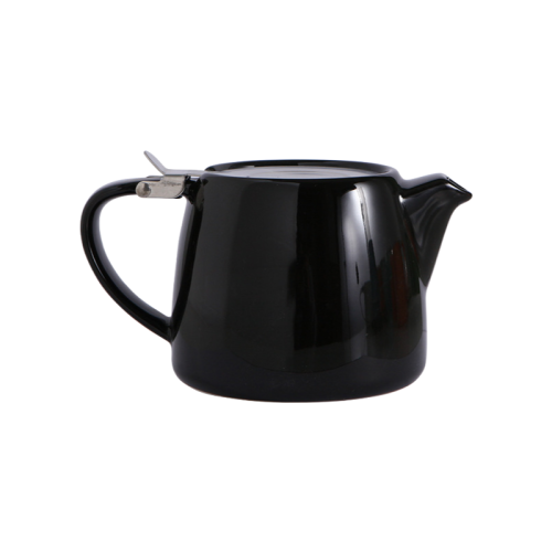 Japanese Style Stoneware Teapot With Infuser Lid | Modern Ceramic Tea And Coffee Pot For Home Or Hotel Use