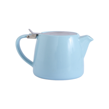 Japanese Style Stoneware Teapot With Infuser Lid | Modern Ceramic Tea And Coffee Pot For Home Or Hotel Use