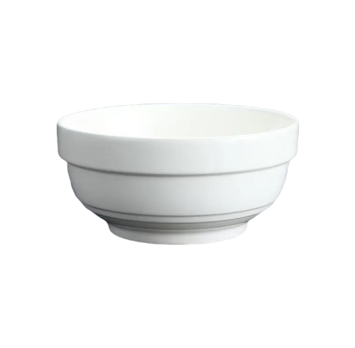 Ceramic Rice Bowl | Minimalist White Design, Perfect for Everyday Use