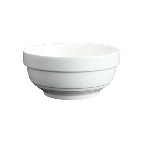 Ceramic Rice Bowl | Minimalist White Design, Perfect for Everyday Use