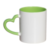 Heart Handle Sublimation Mug | Sublimation Mug Wholesale Supplier