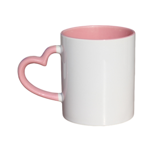 Heart Handle Sublimation Mug | Sublimation Mug Wholesale Supplier