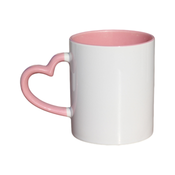 Heart Handle Sublimation Mug | Sublimation Mug Wholesale Supplier
