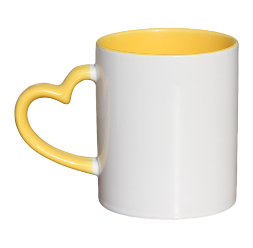 Heart Handle Sublimation Mug | Sublimation Mug Wholesale Supplier