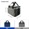 OEM Oxford Cloth Foldable Design Insulated Lunch Bag For Office Picnic Hiking Beach